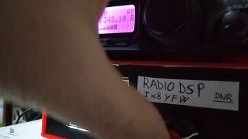 Listening  Radio China Int. on ft817 and RadioDSP DNR