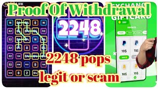 2248 pops Legit or Scam | 2248 pops Proof of withdrawal | Test the game | اربح المال مع هذه اللعبة screenshot 5