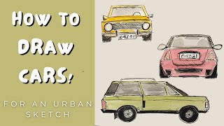 Let's practice drawing easy, loose sketch cars!
