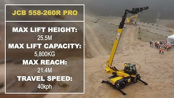 JCB 558-260R Pro Rotary Telehandler