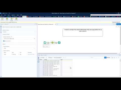 Alteryx Community Post: Extract Emails
