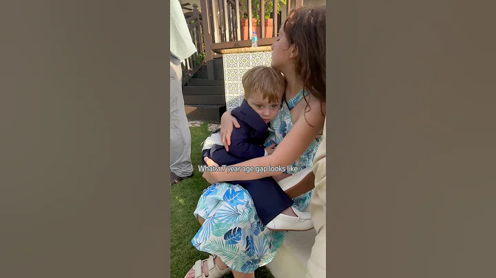 7 year age gap 💕 #family #shorts #baby #agegap