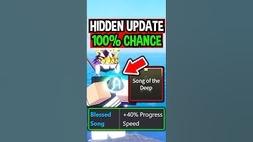 This Makes 100% CHANCE For BLESSED SONG ENCHANT in Roblox Fisch..