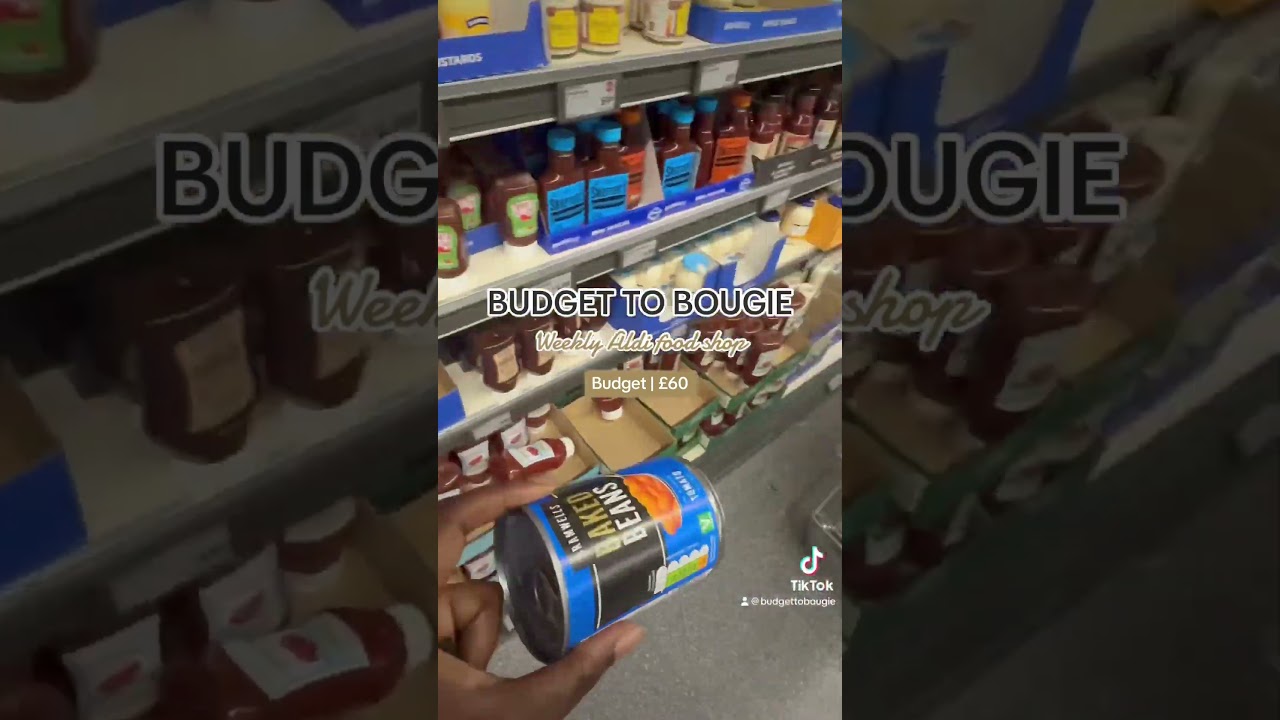 Budget to bougie weekly food shop | Budget £60 