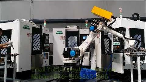 robot arm for CNC material loading