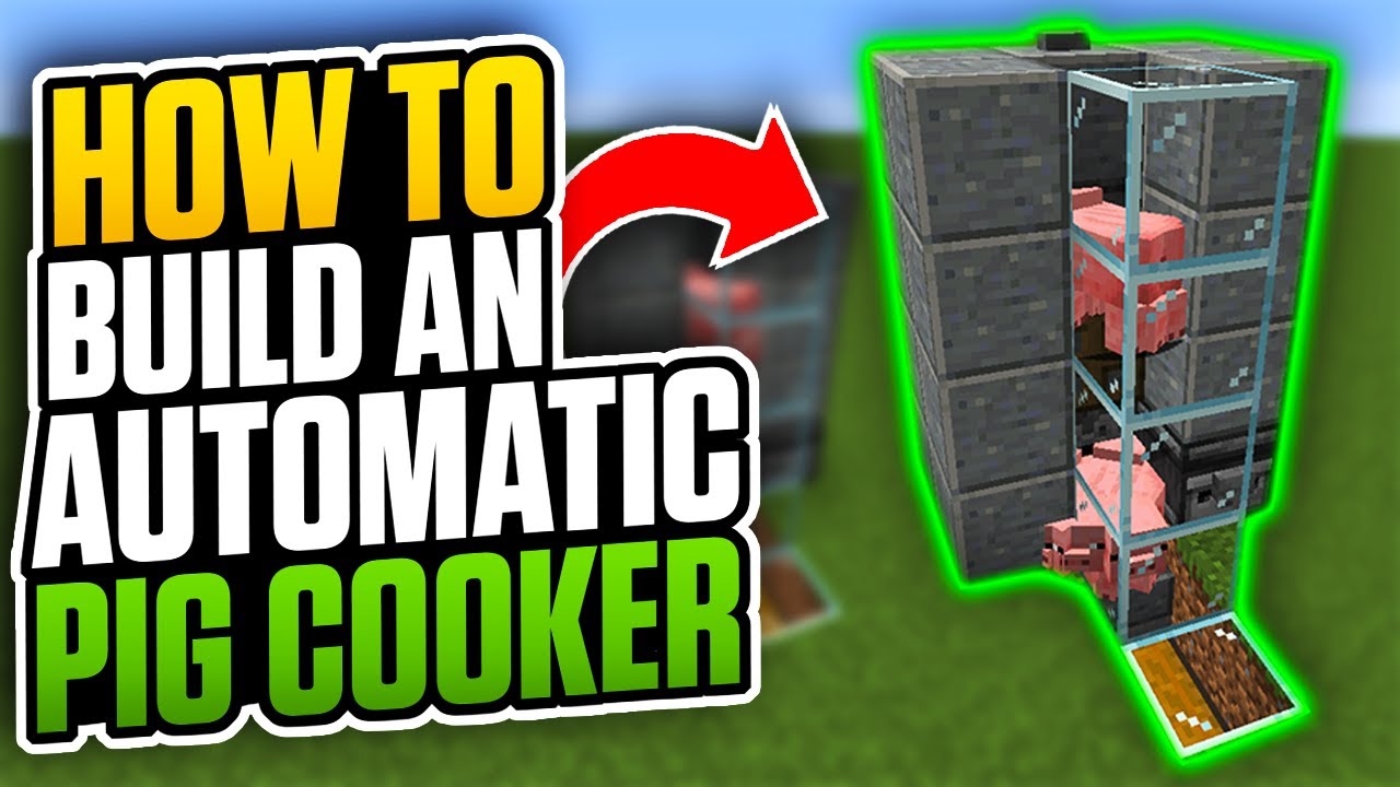 [ Minecraft 1.16 ] SUPER EASY AUTOMATIC PIG COOKER [Minecraft tutorial]