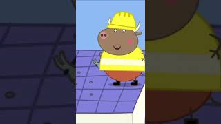 Daddy Pig Breaks the School Roof #peppapig #shorts