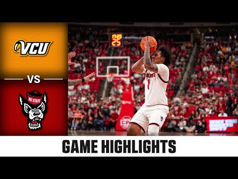 VCU vs. NC State Game Highlights |  2025-26 ACC Men’s Basketball