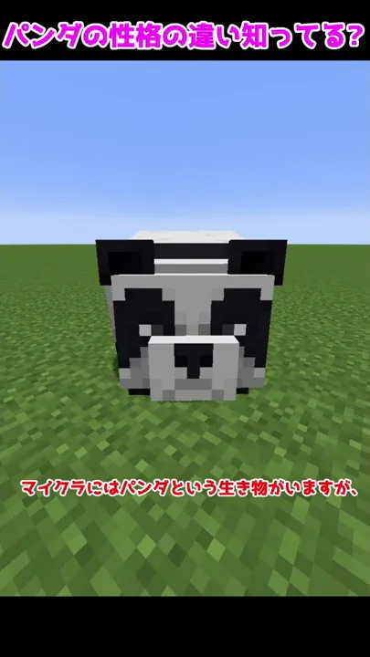 マイクラパンダちゃいろ