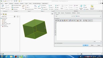Creo Tutorials |  How to give relations in creo