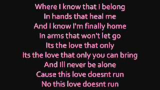 Video thumbnail of "Kerrie Roberts- This Love Doesn't Run **With Lyrics**"