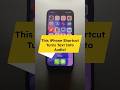 This iPhone Shortcut Turns Text Into Audio! 🔥🎧 #iPhone #shorts #shortcut
