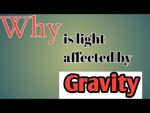 why is light affected by gravity|| gravity || light || space-time curvature || speed of light