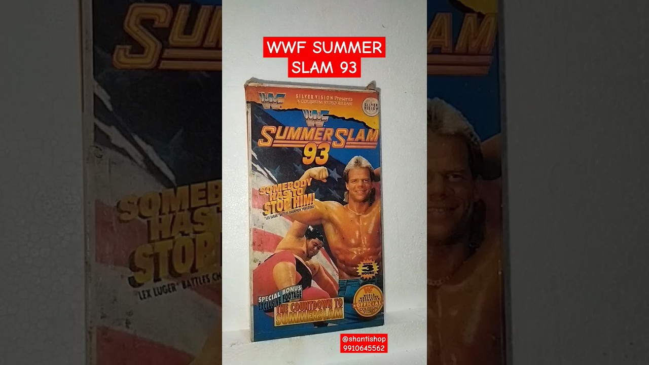 Wwf Summer slam 93 VHS 
