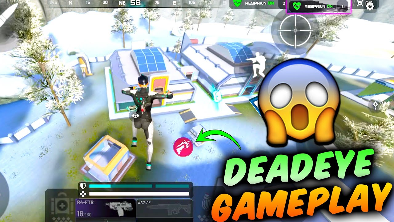 "DeadEye" Ability Test Gameplay🔥in Br Mode😎 "OP Kills" 