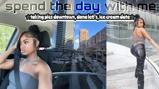 vlog: DAY IN THE LIFE! | going out to eat, taking pics, ice cream date. + a quick vegas trip !