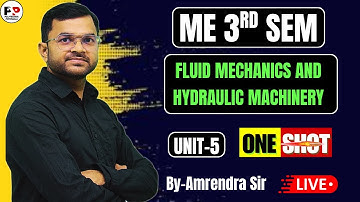 Fluid Mechanic l Unit-5 (One Shot) @PolytechnicPathshala