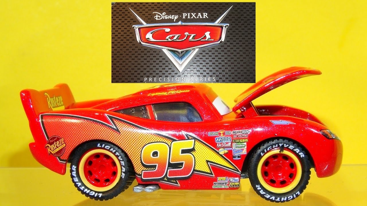 Disney Cars Toys Precision Series Lightning McQueen - Vehículo fundido a  presión