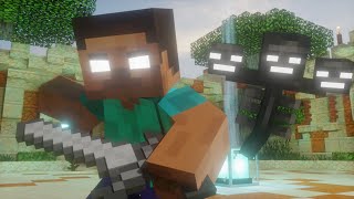 Herobrine vs The Wither Boss!! | Minecraft Fight Animation | Songs of War