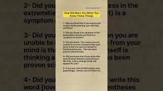 How old were you when you knew these thing🤘#motivation#fyp#english#psychology#success#shorts#mindset