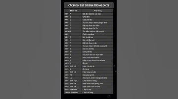 Phím tắt hay sử dụng với Ctrl trên excel #hoccungreel #tinhoccoban #tinhocvanphong #exceltip
