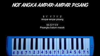 Not Pianika Ampar Ampar Pisang