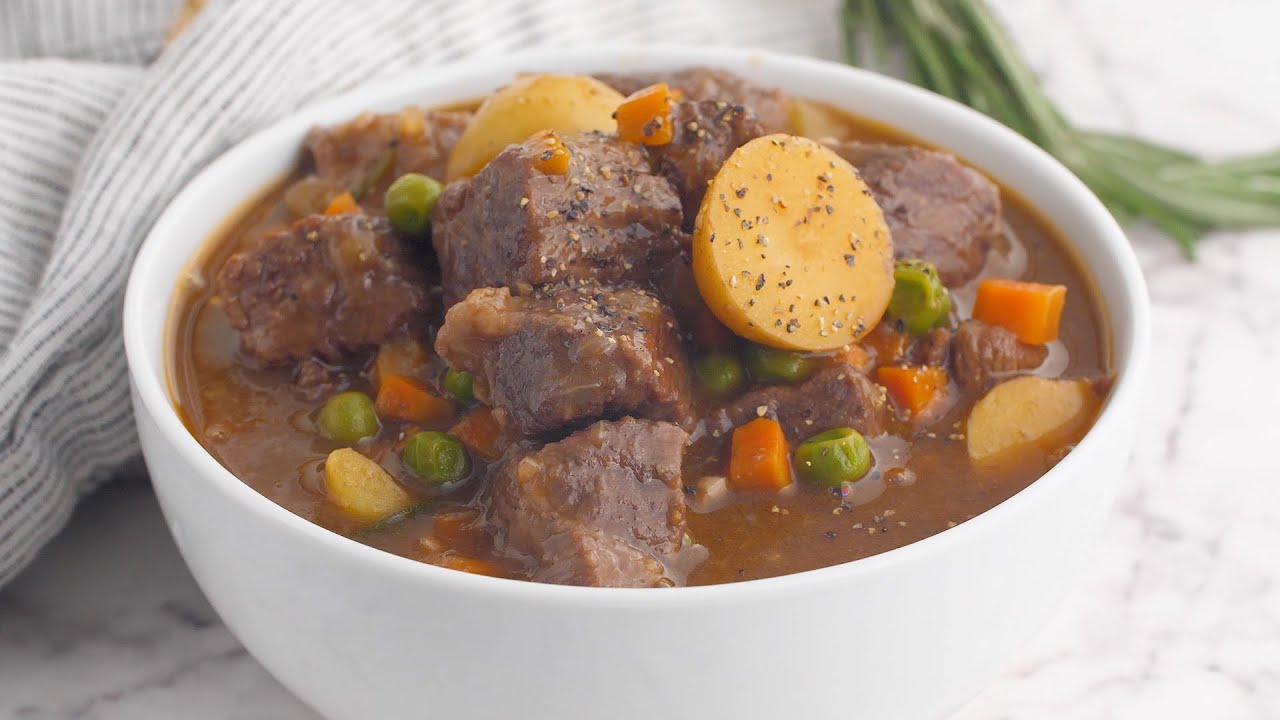 Slow Cooker Beef Stew - YouTube