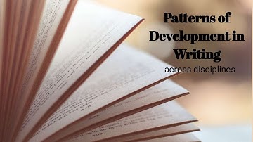 Patterns of Development in Writing PART 1  First Time sa YT. #NOTPERFECT