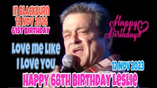 Bay City Rollers Leslie Mckeown 61st Birthday Gig In Blackburn😎 LOVE ME LIKE I LOVE YOU 😎12 NOV 2016