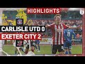Carlisle Exeter City goals and highlights