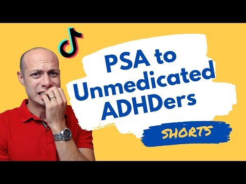 PSA to Unmedicated ADHDers #shorts #ADHD thumbnail