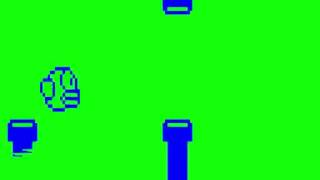 Flappy Bird on Vtech Laser 200