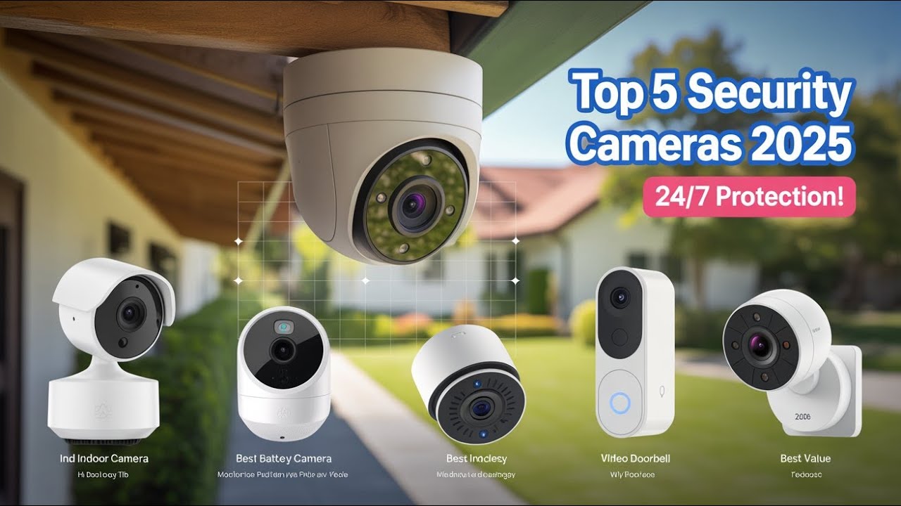 🎥 Top 5 BEST Security Cameras of 2025 - Buyer's Guide & Reviews - YouTube