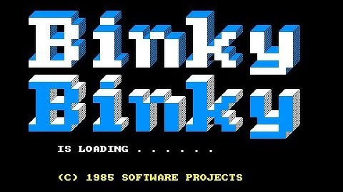 Binky Review for the Amstrad CPC by John Gage