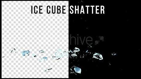 Ice Cube Shatter | Motion Graphics - Envato elements