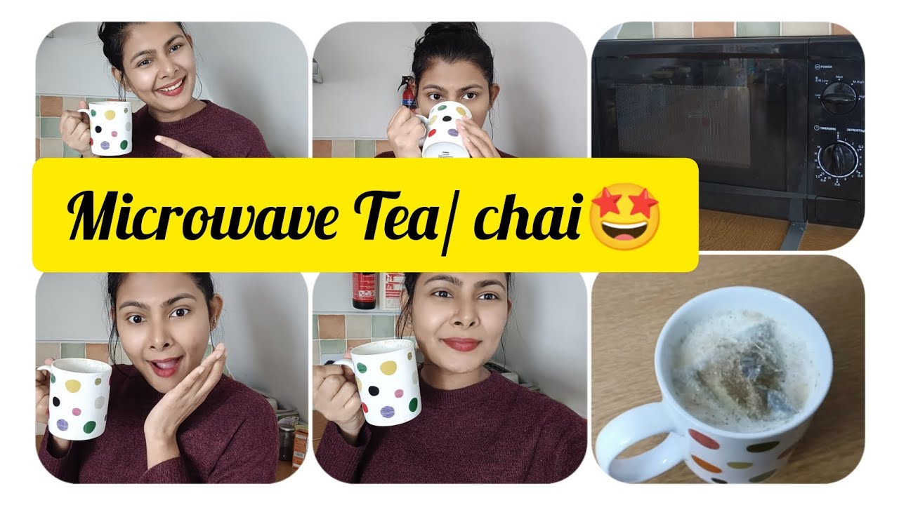 Chai in Microwave☕️| How to make tea/ chai in microwave|easy microwave ...