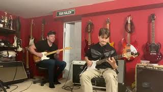 Tristan and John play the intro/verse/chorus to “Seek and Destroy” by Metallica !!