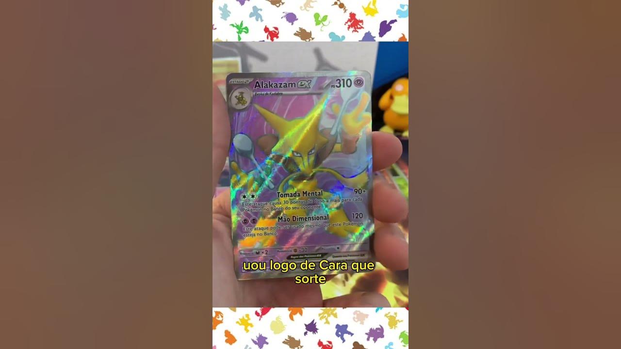 ALAKAZAM EX FULL ARTE DA COLECAO POKEMON 151 