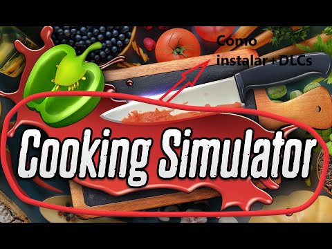 Como instalar COOKING SIMULATOR+DLCs grátis!+Gameplay de jogos