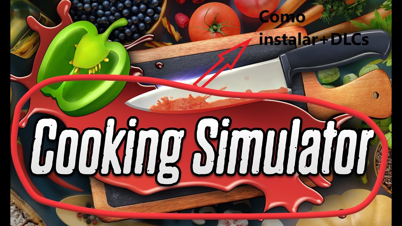 Como instalar COOKING SIMULATOR+DLCs grátis!+Gameplay de jogos aletórios 