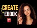 How to Create an eBook (ChatGPT + Canva)