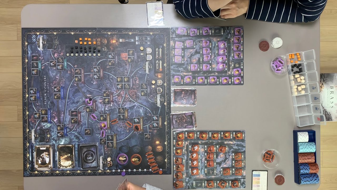 [브라스 버밍엄] Brass Birmingham Playthrough 2p YouTube