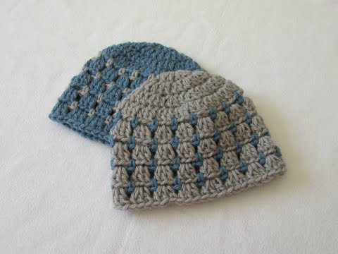 how-to-crochet-a-block-stitch-baby-hat-/-beanie