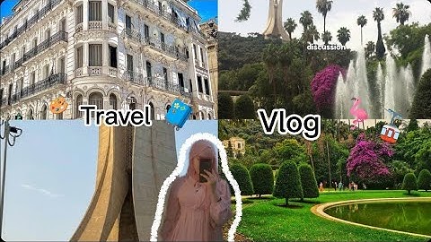 مغامرتي في قلب الجزائر العاصمة | حديقة الحامة 🌿 ومقام الشهيد 🏛️ | Vlog in Algiers Botanical Garden &