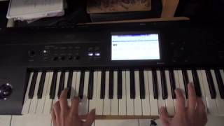 JUNIOR KLAN EL COCKTELITO (PIANO/TECLADOS) SOLO DE ORGANO TUTORIAL (KORG) chords