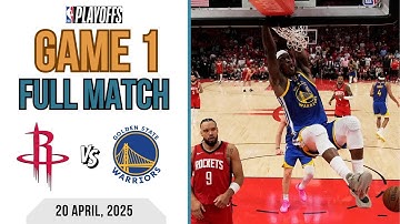 Houston Rockets vs Golden State Warriors | Game 1 | Full Match NBA | 2025 NBA Playoffs