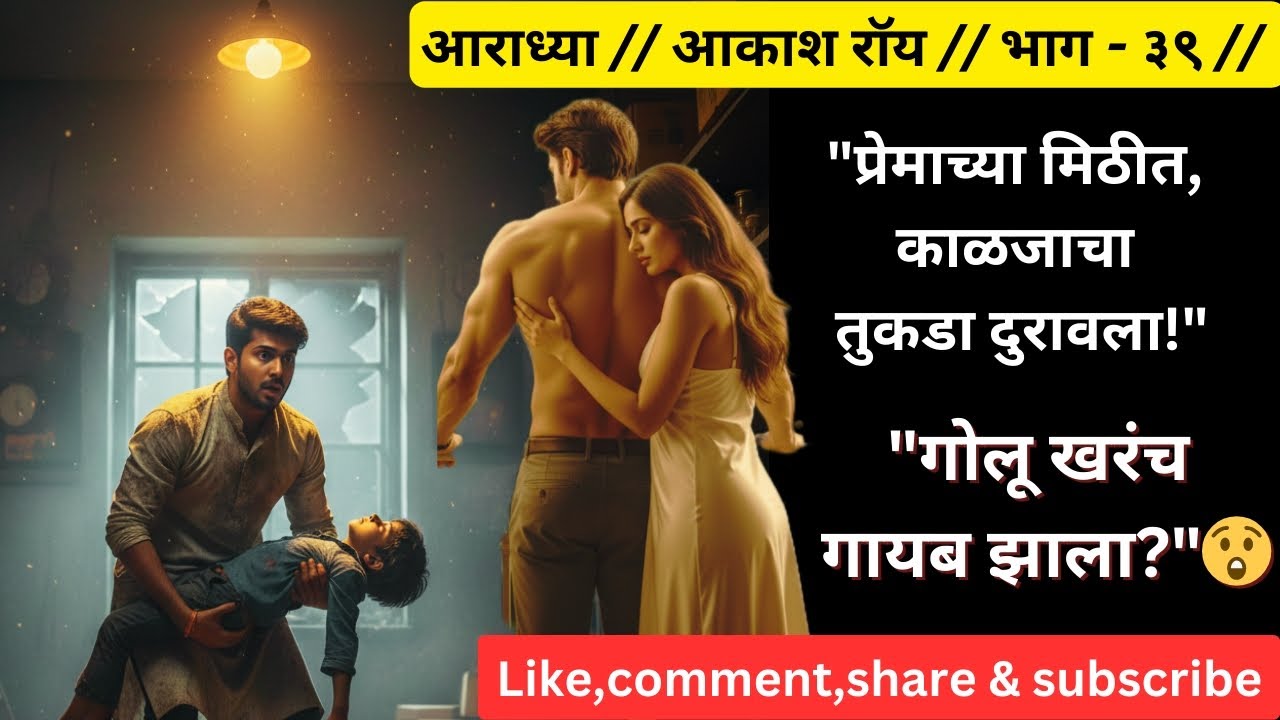 आराध्या - भाग ३९ | गोलू गायब! आकाशचा रुद्र अवतार आणि अर्णवचं गुपित? 😱 | Marathi Story