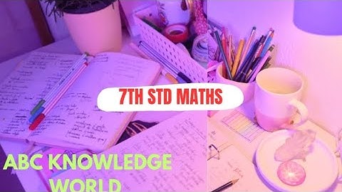 7th STD|Maths|Term-2|Unit-5||information processing |Exercise:5.1|State Board |ABC KNOWLEDGE WORLD