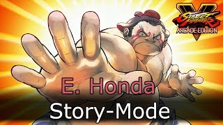 Street Fighter V Arcade Edition - E. Honda Story Mode (Full)