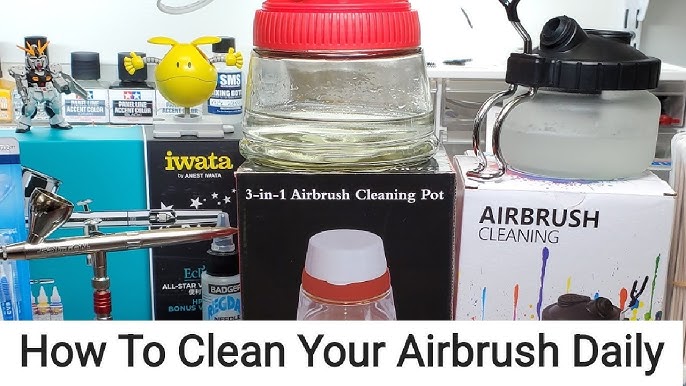 Deluxe Airbrush Cleaning Kit - Includes a 3 in 1 Airbrush Clean